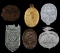 WWII GERMAN 3RD REICH 6 ASSORTED TINNIE LOT