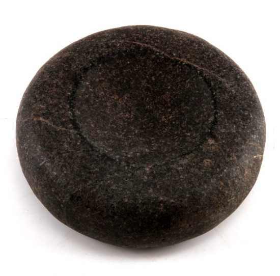 ANCIENT MISSISSIPPIAN GAME STONE DISCOIDAL