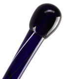 COBALT BLUE MURANO GLASS CARNIVAL WALKING STICK