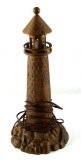 VINTAGE NAUTICAL BRASS LIGHTHOUSE TABLE LAMP