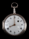 ANTIQUE SWING OUT MOVEMENT SILVER POCKET WATCH