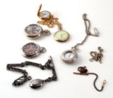 COLLECTION OF NON WORKING POCKET WATCH LOT