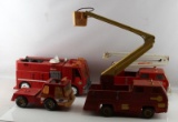 VINTAGE OR NEWER TONKA & NYLINT TOY FIRE TRUCK LOT