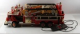 VINTAGE 1980S NEW BRIGHT SNORKEL FIRE TRUCK LOT