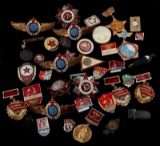 MIXED RUSSIAN MILITARY AND GOVERNMENT BADGE LOT