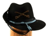 REPRODUCTION BLACK UNION CAVALRY STETSON HAT