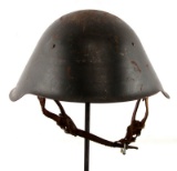 POST WAR EAST GERMAN NVA STEEL HELMET W LINER