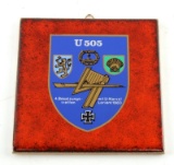 WWII GERMAN KRIEGSMARINE U505 REUNION TILE