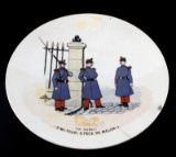 PRE WWI GUARD POST DECORATIVE PLATE