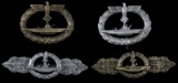 GERMAN WWII THIRD REICH KRIEGSMARINE U-BOAT BADGES