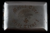 GERMAN WWII THIRD REICH WAFFEN SS CIGARETTE CASE