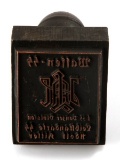 GERMAN WWII WAFFEN LIEBSTANDART HAND STAMP