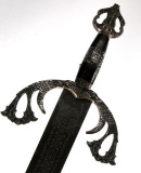 STAINLESS STEEL FANTASY PIECE ONE HANDED SWORD