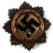 WWII THIRD REICH GERMAN CROSS MEDAL IN GOLD