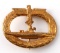 WWII GERMAN NAVAL KREIGSMARINE U BOAT SUB BADGE