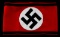 WWII GERMAN THIRD REICH WAFFEN SS SWASTIKA ARMBAND