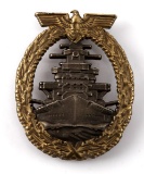 GERMAN WWII NAVAL KRIEGSMARINE HIGH SEAS BADGE