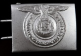 GERMAN WWII WAFFEN SS EM COMBAT BELT BUCKLE