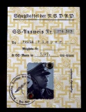 GERMAN WWII WAFFEN SS SOLDIER AUSWEIS ID CARD