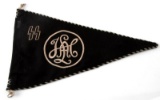 WWII GERMAN WAFFEN SS LAH STAFF CAR PENNANT