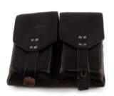 WWII GERMAN 3RD REICH WAFFEN SS LEATHER AMMO POUCH