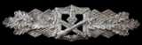 WWII GERMAN THIRD REICH SILVER CLOSE COMBAT CLASP