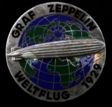 WWII GERMAN 3RD REICH GRAF ZEPPLIN AIR SHIP BADGE