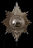 BRITISH WWII REGIMENTAL HELMET FRONT PLATE