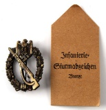 WWII GERMAN THIRD REICH INFANTRY ASSAULT BADGE