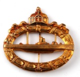 WWI IMPERIAL GERMAN KRIEGSMARINE U BOAT BADGE