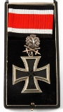 WWII GERMAN CASED KNIGHTS CROSS TO THE IRON CROSS