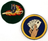 WWII US AIR FORCE FIGHTER FLIGHT JACKET PATCH LOT