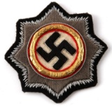 WWII GERMAN THIRD REICH ARMY SS PANZER CLOTH CROSS