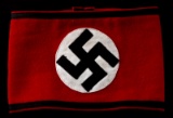 WWII GERMAN 3RD REICH WAFFEN SS SWASTIKA ARM BAND