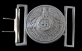 WWII GERMAN WAFFEN SS DIV OFFICER'S BELT BUCKLE