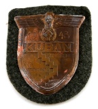 WWII GERMAN THIRD REICH 1943 KUBAN SLEEVE SHIELD