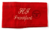 GERMAN WWII HITLER YOUTH HJ FRANKFURT ARM BAND