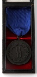 CASED GERMAN WWII WAFFEN SS 4 YEAR SERVICE MEDAL