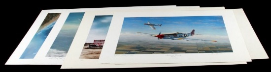 VARIOUS HISTORICAL AIRPLANE & AVIATION PRINTS LOT