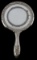 ANTIQUE STERLING SILVER CONTINENTAL HAND MIRROR