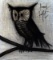 SIGNED BERNARD BUFFET SMALL OWL LITHOGRAPH