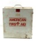CIRCA 1970'S OSHA FIRST AID KIT BOX WITH CONTENTS