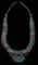 HANDMADE TIBETAN TURQUOISE AND CORAL NECKLACE