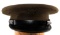 US WWII ENLISTED VISOR CAP WITH CHIN STRAP