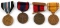 4 ASSORTED US MILITARY SERVICE MEDAL LOT