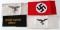 LOT OF 4 WWII GERMAN THIRD REICH PERIOD ARM BANDS