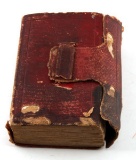 1836 LEATHER BOUND POCKET TRAVEL HOLY BIBLE
