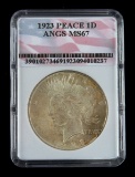 1923 PEACE SILVER DOLLAR UNCIRCULATED MINT STATE