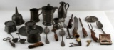 ANTIQUE 18 & 19TH CENTURY ASSORTED PEWTER LOT