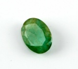 NATURAL OVAL CUT EMERALD 5.48 CT WITH COA CARD